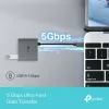 USB Type-C Hub TP-Link UH3020C — 3-Port (HDMI, USB-A, USB-C), 5 Gbit/s, HDMI 4K@60Hz, PD bis 100W, Aluminium, 0,18 m Kabel