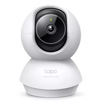 TP-Link Tapo Pan/Tilt AI Home Security Wi-Fi Camera SPEC: 3K 5MP (2880×1620), 2.4 GHz, Horizontal 360º
