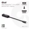 Adapter club 3d Mini DisplayPort 1.4 auf HDMI 8K60Hz M/F, Mini DisplayPort Stecker
