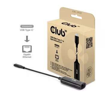 Club 3D CAC-2530 USB-C-zu-RJ45-Ethernet-Adapter