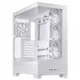 PC-Gehäuse ASUS A31 Plus TG ARGB WHITE Midi Tower — ATX, Tempered Glass, ARGB, 3x120mm + 1x120mm Lüfter, 38 cm GPU, 165 mm CPU-Kühler