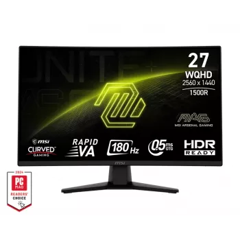 MSI MAG 274CQFDE Computer Monitor 68,6 cm (27 Zoll) 2560 x 1440 Pixel Wide Quad HD Schwarz