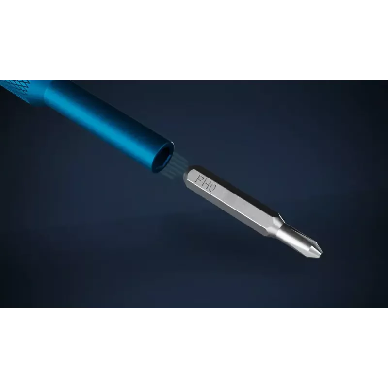 Präzisionsschraubendreher-Set Arctic AETLS00001A — Stahlbits-Set, blauer Griff