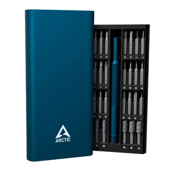 Präzisionsschraubendreher-Set Arctic AETLS00001A — Stahlbits-Set, blauer Griff