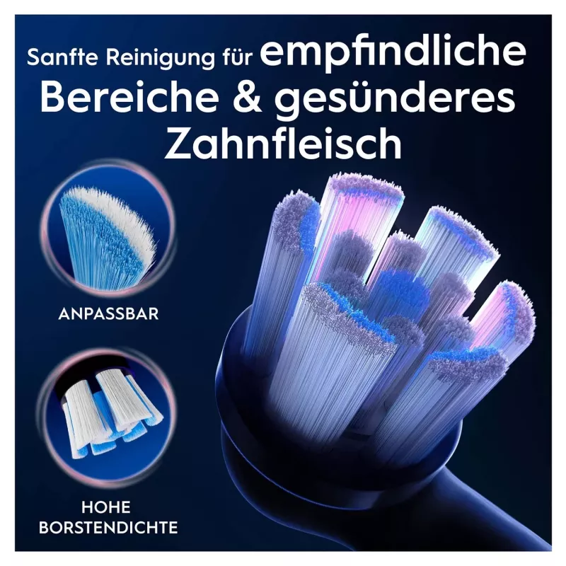 Oral-B 194631 Zahnbürstenkopf 4 Stk. Schwarz
