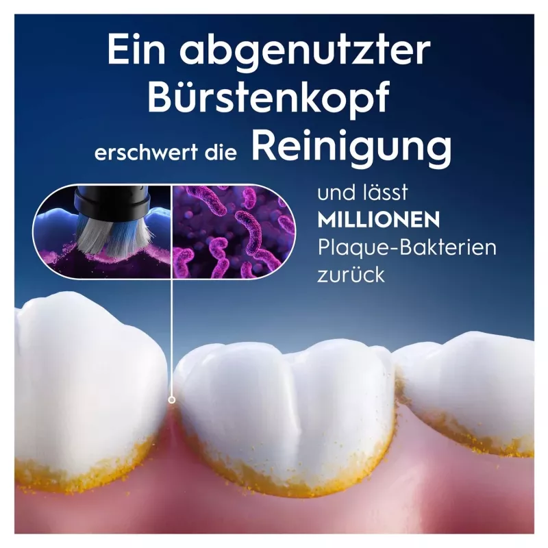 Oral-B 194631 Zahnbürstenkopf 4 Stk. Schwarz