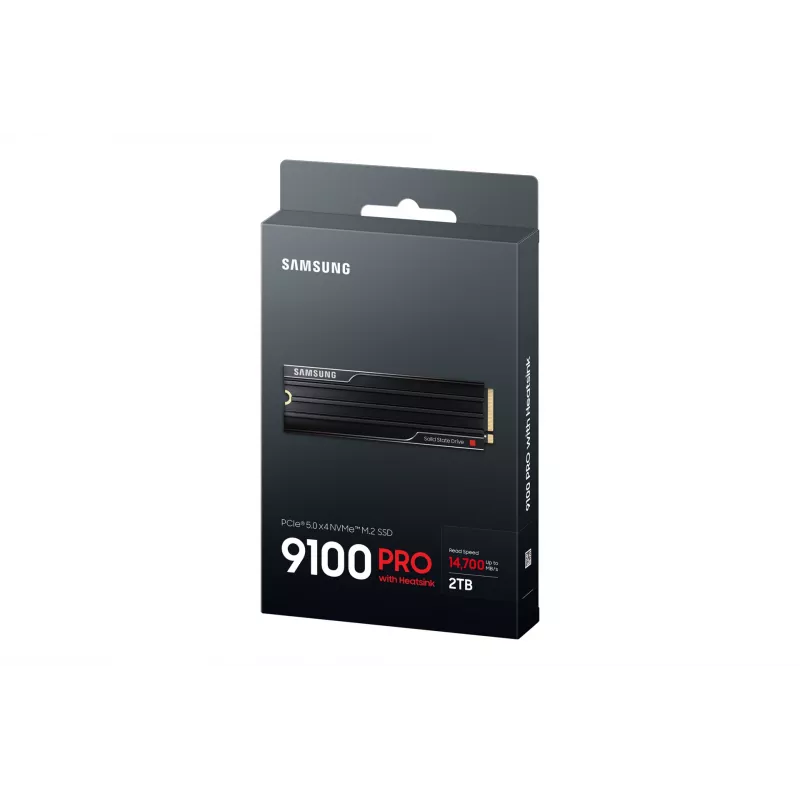 Samsung 9100 PRO Heatsink PCIe® 5.0 NVMe™ M.2 SSD - 2 TB, 2 TB, M.2, 14700 MB/s