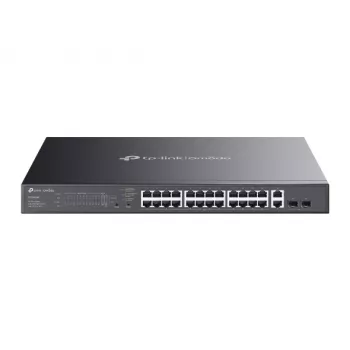 TP-Link Omada ES228GMP Netzwerk-Switch Verwaltet L2 Gigabit Ethernet (10/100/1000) Leistung over Ethernet (PoE) Schwarz