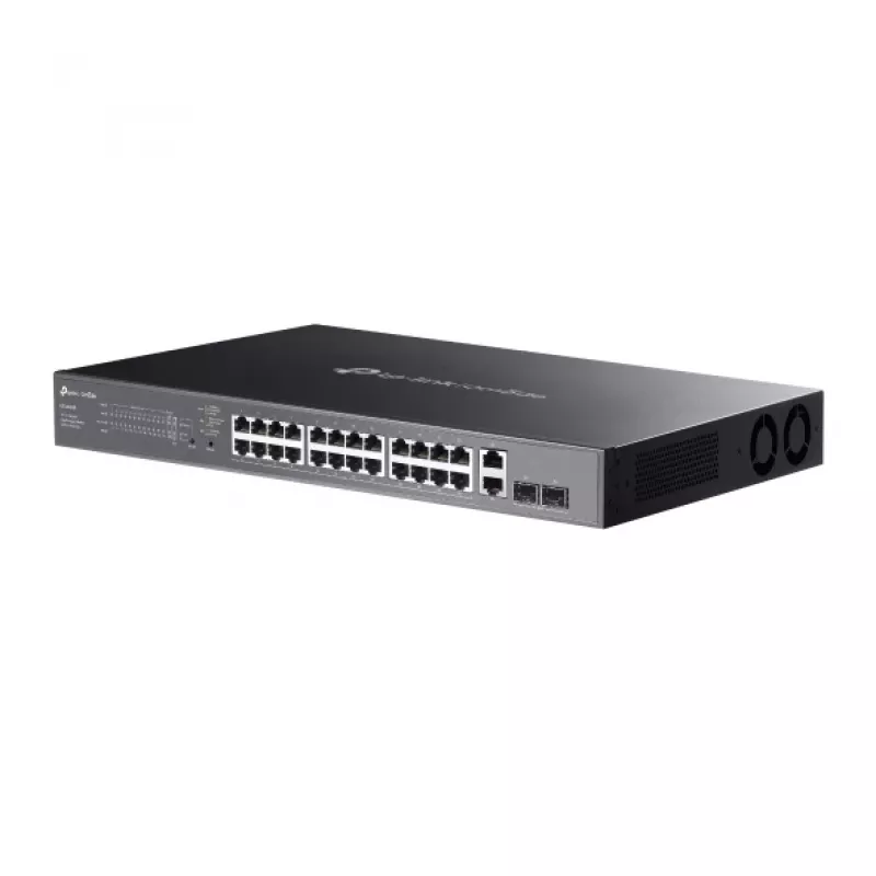 TP-Link Omada ES228GMP Netzwerk-Switch Verwaltet L2 Gigabit Ethernet (10/100/1000) Leistung over Ethernet (PoE) Schwarz