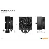 be quiet! Pure Rock 3 Schwarz Prozessor-Luftkühler 12 cm 1 Stk.