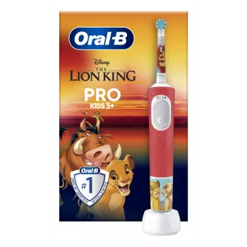 Oral-B Kids VITALITYPROLIONK elektrische Zahnbürste Kind rotierend-oszillierende Zahnbürste mehrfarbig