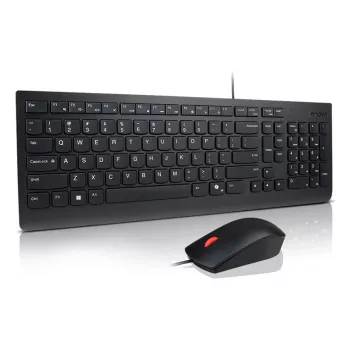 Lenovo 4X31R64446 Tastatur Maus inklusive Universal USB Nordisch Schwarz