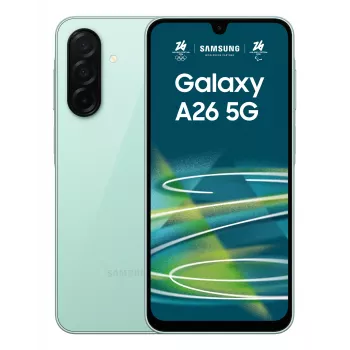 Smartphone Samsung Galaxy A26 6,7 Zoll 128GB Mint — 6 GB RAM, 5000 mAh, Super AMOLED, 120 Hz, IP67