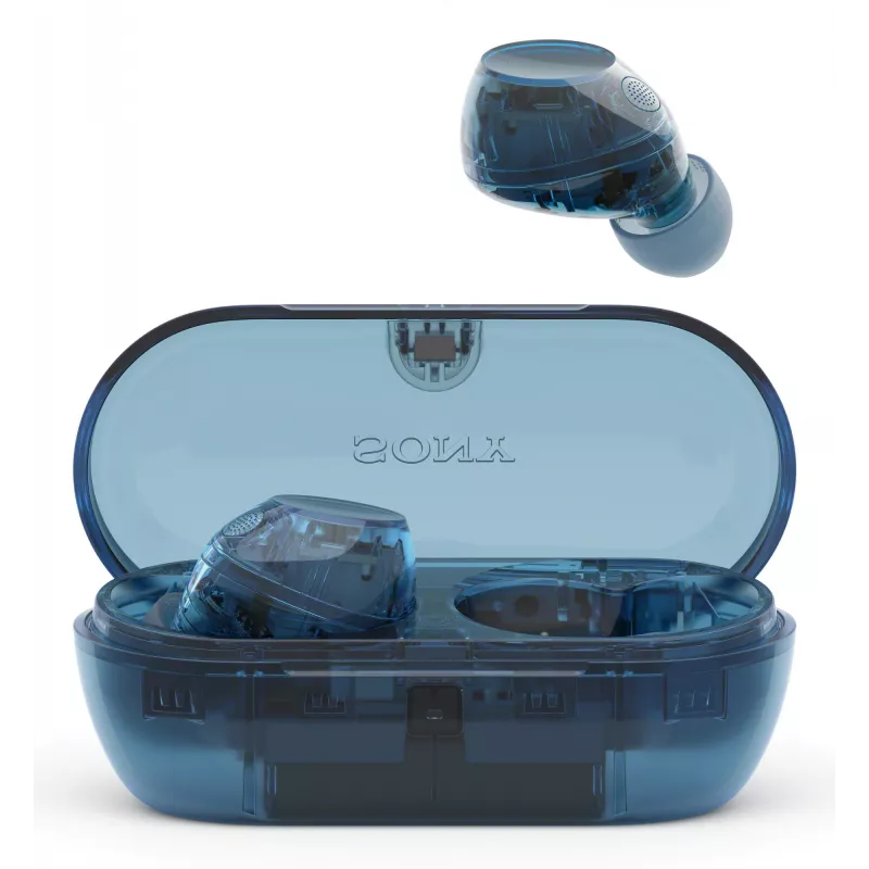 Headset Sony WFC710NL.CE7 In-Ear True Wireless Earbuds, Bluetooth 5.3, ANC, IPX4, 8,5/12 Std. Wiedergabe, Glasblau