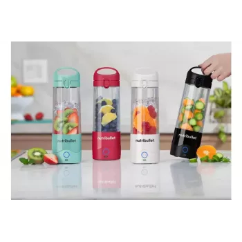Tragbarer Mixer NUTRIBULLET Portable 0.475 L — lila, 2000 mAh Akku, Tritan-Behälter