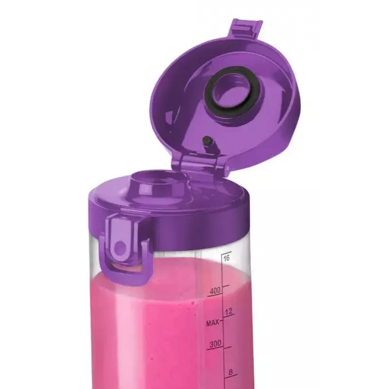 Tragbarer Mixer NUTRIBULLET Portable 0.475 L — lila, 2000 mAh Akku, Tritan-Behälter