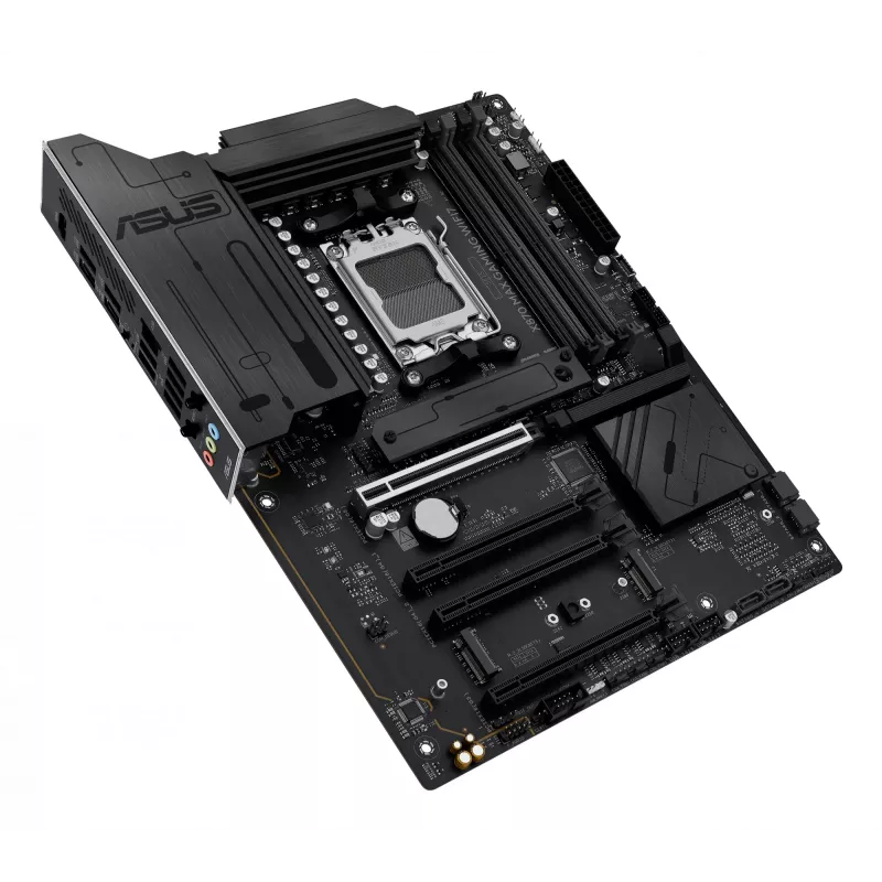 Motherboard ASUS X870 MAX GAMING WIFI7 ATX — AMD X870, Sockel AM5, DDR5, 4 DIMM, 256 GB, Wi‑Fi 7, Bluetooth 5.4, 3 M.2, 2x USB4 Gen3x2