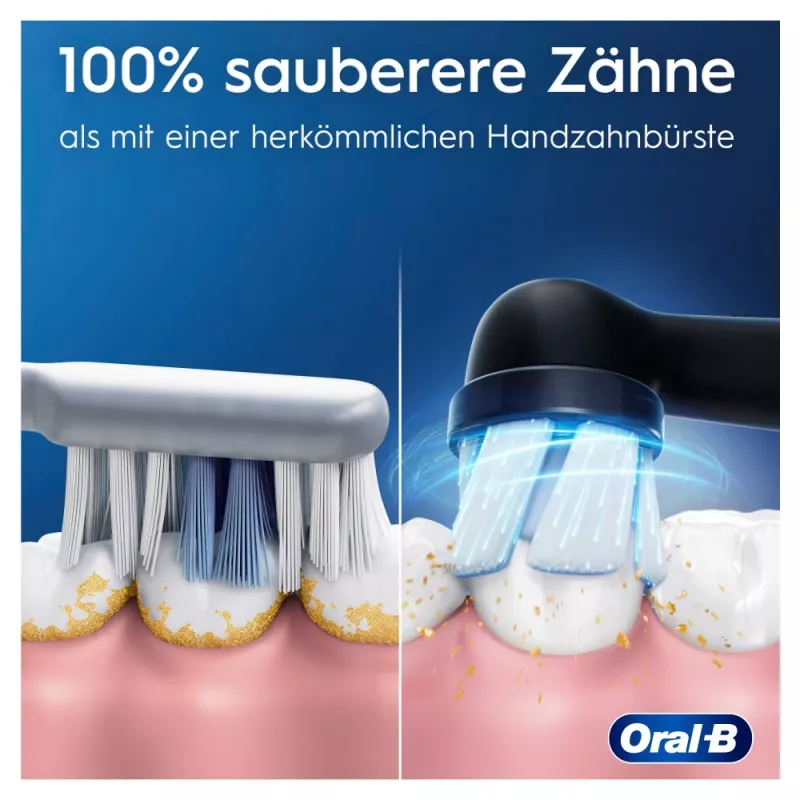 Elektrische Zahnbürste Oral-B iO Series 2 Duo Schwarz Pink Wiederaufladbar mit intelligentem Drucksensor