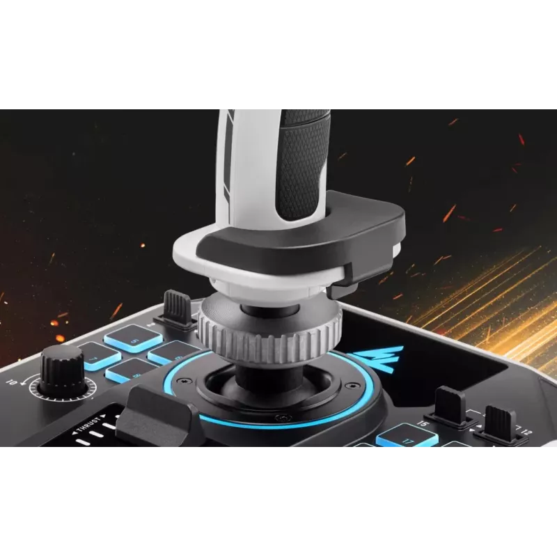 Thrustmaster Sol-R 1 Schwarz, White USB Flightstick Analog / Digital PC