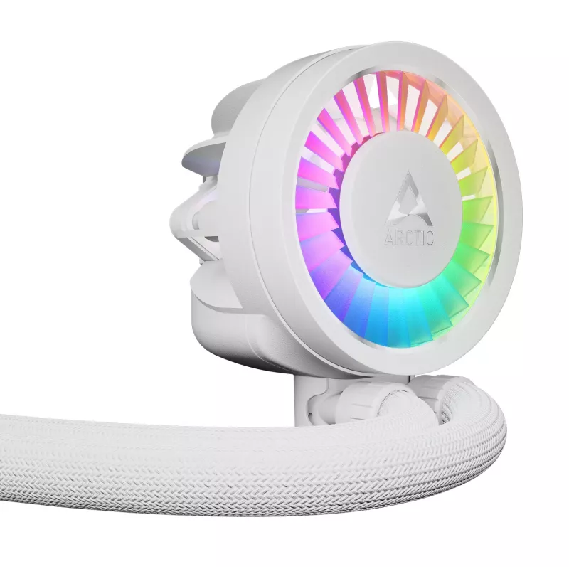 ARCTIC Liquid Freezer III Pro 360 A-RGB (Weiß) - Multi-kompatibler All-in-One CPU-Wasserkühler mit A-RGB