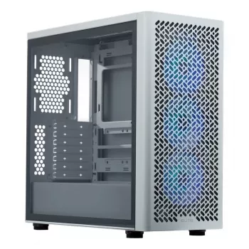 PC-Gehäuse Cooler Master Elite 502 Midi Tower Weiß — ATX, 3x 120 mm vorne, 120 mm hinten, Netzteil unten, unterstützt 2,5-Zoll-/3,5-Zoll-Laufwerke