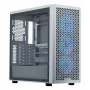 PC-Gehäuse Cooler Master Elite 502 Midi Tower Weiß — ATX, 3x 120 mm vorne, 120 mm hinten, Netzteil unten, unterstützt 2,5-Zoll-/3,5-Zoll-Laufwerke