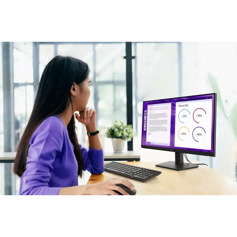DELL E Series E2425HM Computer Monitor 60,5 cm (23,8 Zoll) 1920 x 1080 Pixel Full HD LCD Schwarz