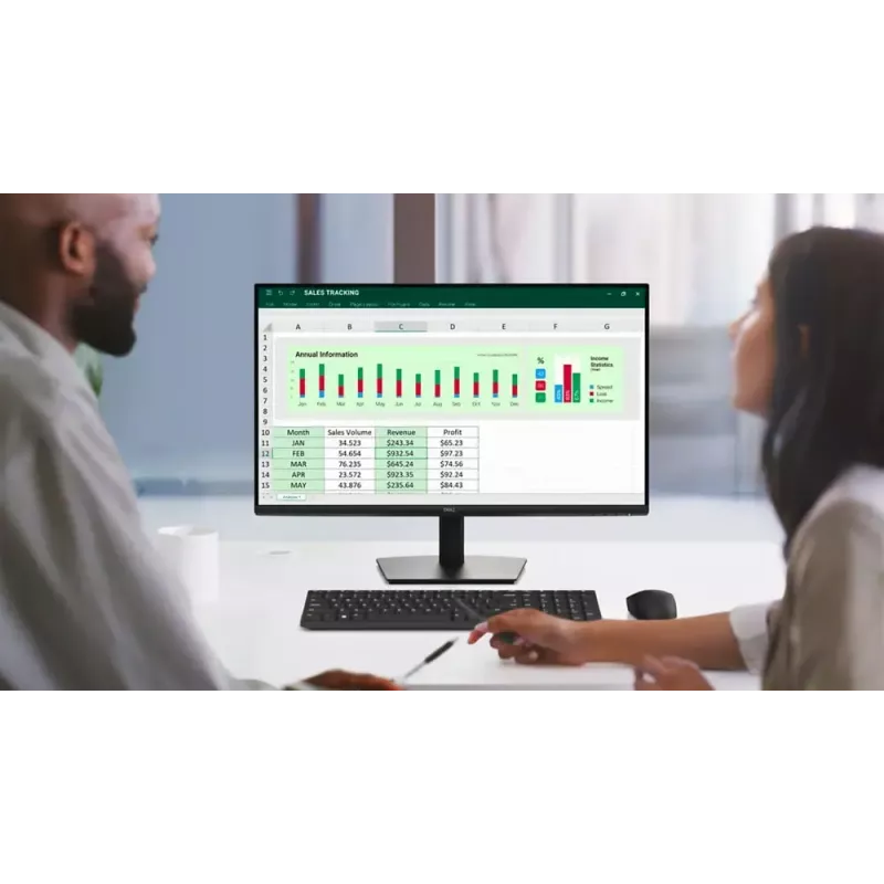 DELL E Series E2725HM Computer-Monitor 68,6 cm (27 Zoll) 1920 x 1080 Pixel Full HD LCD Schwarz