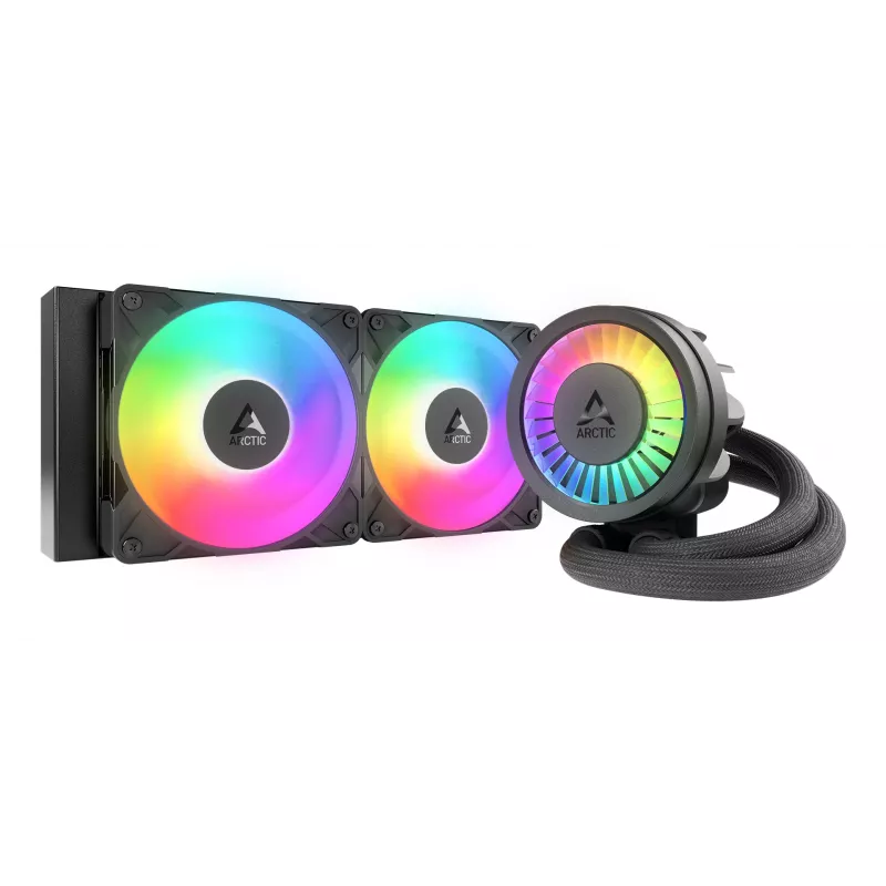ARCTIC Liquid Freezer III Pro 240 A-RGB - Multi-kompatibler All-in-One CPU-Wasserkühler mit A-RGB Schwarz