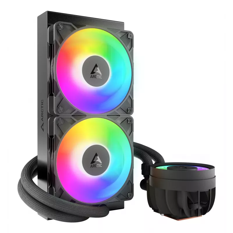 ARCTIC Liquid Freezer III Pro 240 A-RGB - Multi-kompatibler All-in-One CPU-Wasserkühler mit A-RGB Schwarz