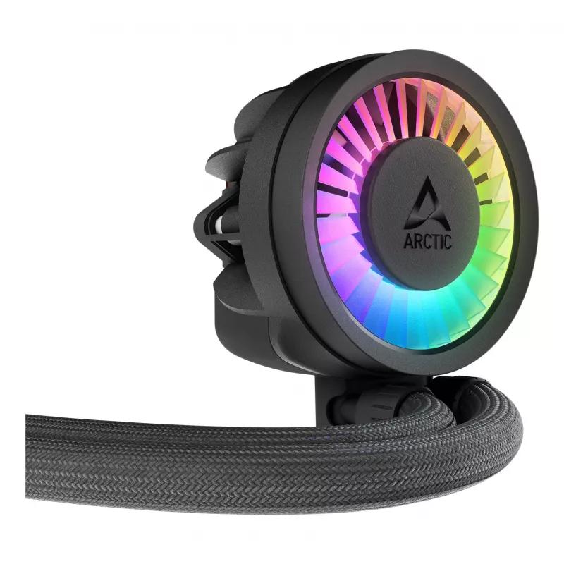 ARCTIC Liquid Freezer III Pro 240 A-RGB - Multi-kompatibler All-in-One CPU-Wasserkühler mit A-RGB Schwarz