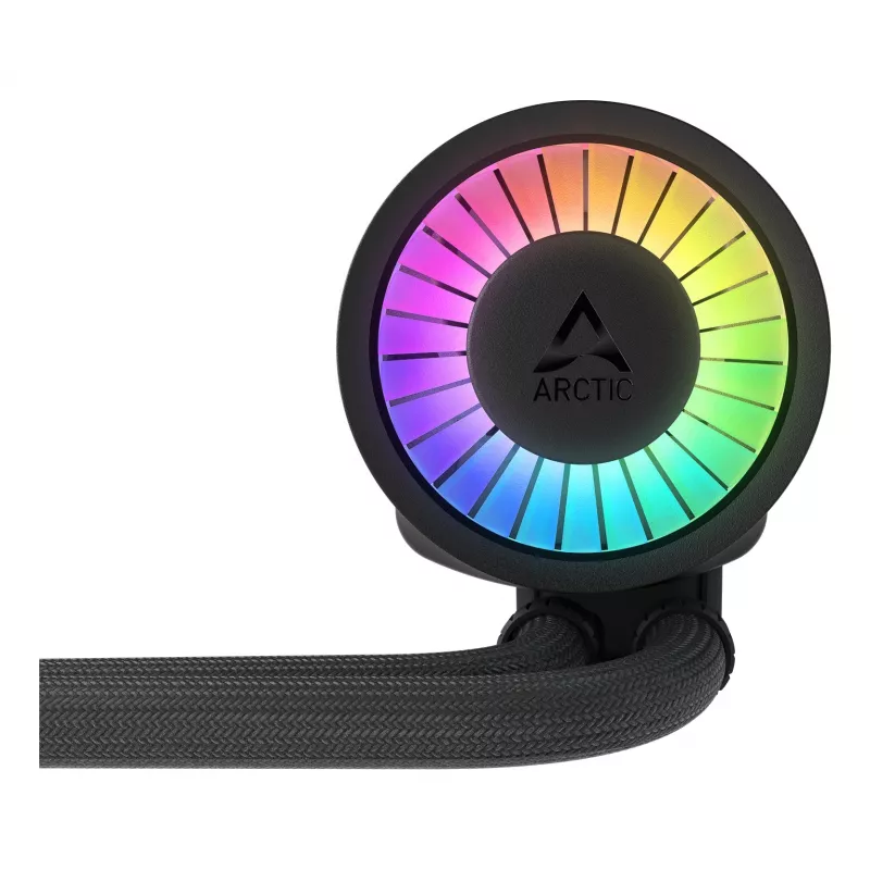 ARCTIC Liquid Freezer III Pro 240 A-RGB - Multi-kompatibler All-in-One CPU-Wasserkühler mit A-RGB Schwarz