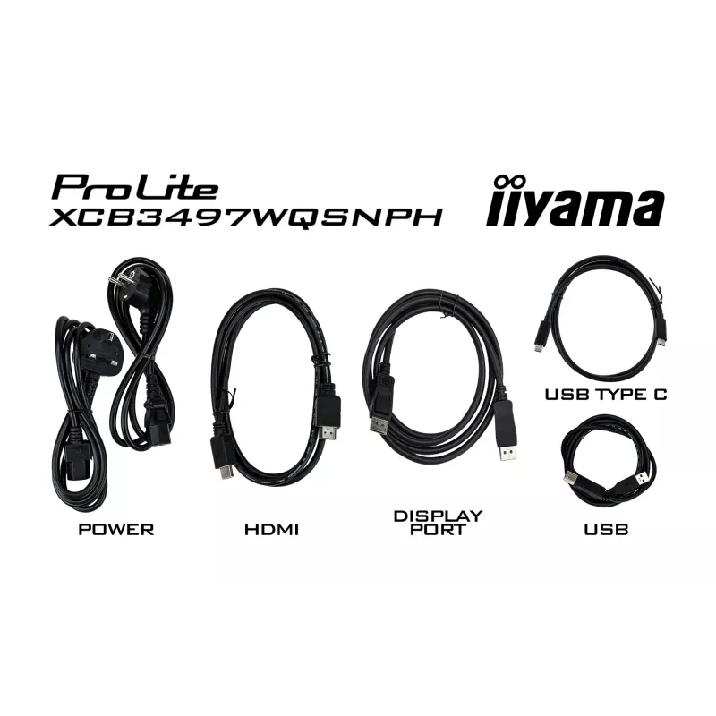 iiyama ProLite XCB3497WQSNPH-B1 Computer Monitor 86,4 cm (34 Zoll) 3440 x 1440 Pixel UltraWide Quad HD LED Schwarz