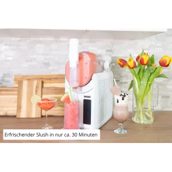 Unold Slush-Eismaschine Susi 48940 Kompressor-Eismaschine 2 L 220 W Weiß