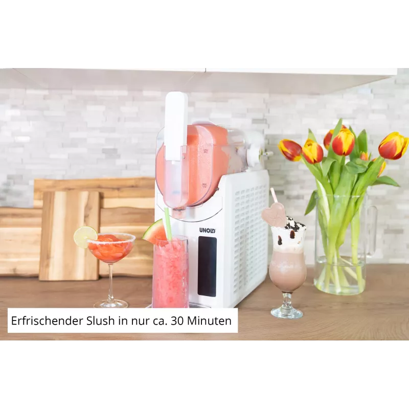 Unold Slush-Eismaschine Susi 48940 Kompressor-Eismaschine 2 L 220 W Weiß