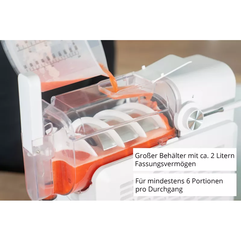 Unold Slush-Eismaschine Susi 48940 Kompressor-Eismaschine 2 L 220 W Weiß
