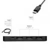 CLUB3D DisplayPort™ auf Triple HDMI™ 8K60Hz Hub, DisplayPort, HDMI, 2.1b/1.4a, 13,5 Mbit/s, 120 Hz, 3840 x 2160, 7680 x 4320