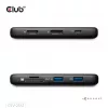 CLUB3D 8-1 Portable Dock USB Type-C® 10Gbps auf HDMI™ und DisplayPort™ 8K30Hz PD max. 100Watt