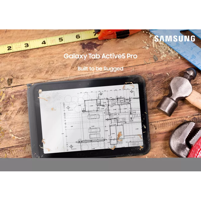 Samsung Galaxy Tab Active5 Pro Active5 Pro 5G Enterprise Edition Snapdragon LTE 256 GB 25,6 cm (10,1 Zoll) 8 GB Wi-Fi 6 (802.11ax) Android 15 Grün
