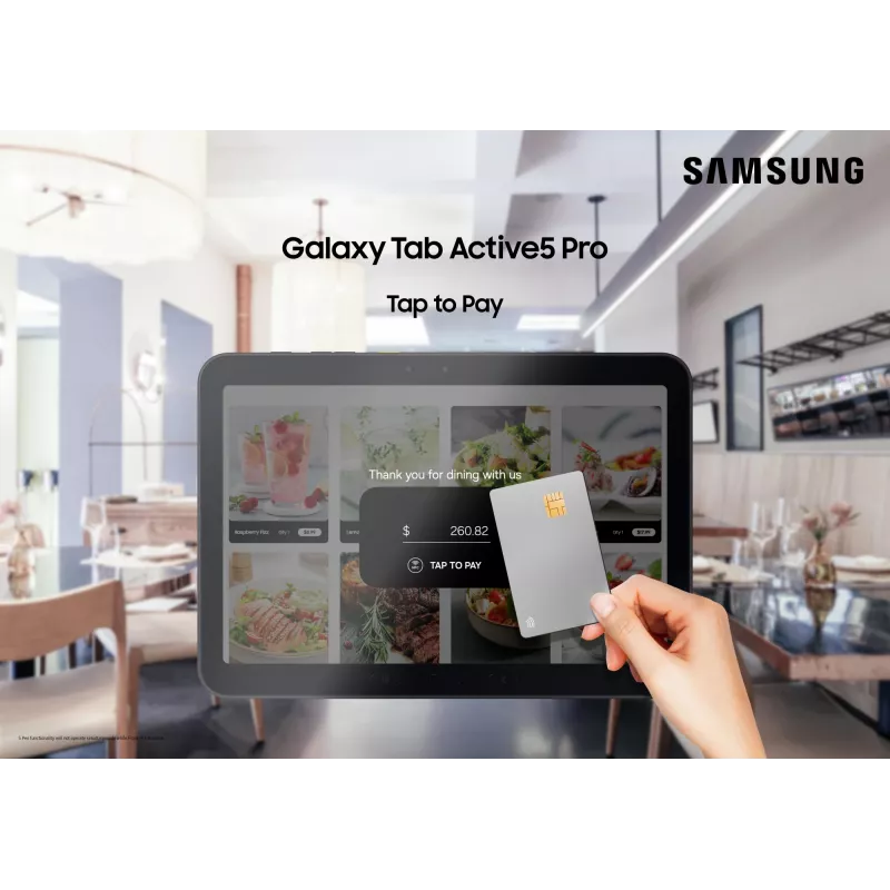 Samsung Galaxy Tab Active5 Pro Active5 Pro 5G Enterprise Edition Snapdragon LTE 256 GB 25,6 cm (10,1 Zoll) 8 GB Wi-Fi 6 (802.11ax) Android 15 Grün