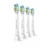 Zahnbürstenaufsätze Philips HX6064/87 Optimal White — 4 Stück, weiß, mittlere Borsten