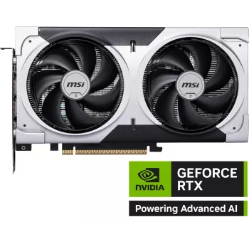 Grafikkarte MSI GeForce RTX 5060 Ti 8 GB GDDR7, PCIe 5.0, 4608 CUDA, 2602 MHz Boost, 128-Bit, 2 Lüfter, 180 W