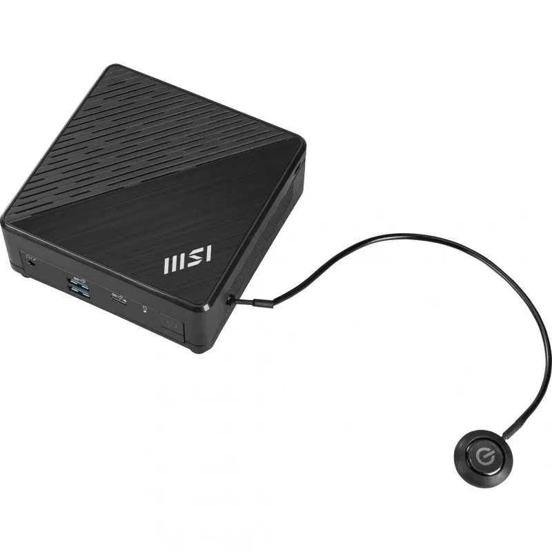 MSI Cubi N ADL S-098EU Intel® N N200 4 GB DDR4-SDRAM 128 GB SSD Windows 11 Pro Mini PC Schwarz