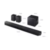 Soundbar Samsung HW-Q990F 11.1.4 Kanäle, 756 W, schwarz, kabelloser Subwoofer, HDMI, Wi‑Fi