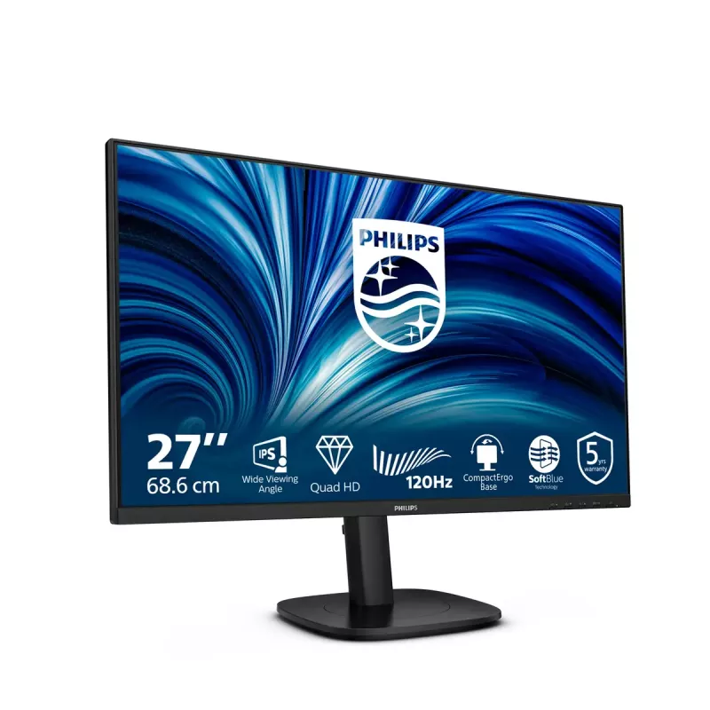 Philips 27B2N3500J/00 Computer Monitor 68,6 cm (27 Zoll) 2560 x 1440 Pixel 2K LCD Schwarz