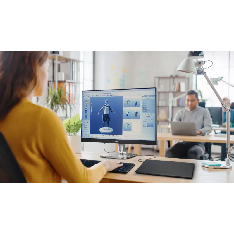 Philips 4000 series 27B2N4500/00 Computer-Monitor 68,6 cm (27 Zoll) 2560 x 1440 Pixel Quad HD LCD Grau