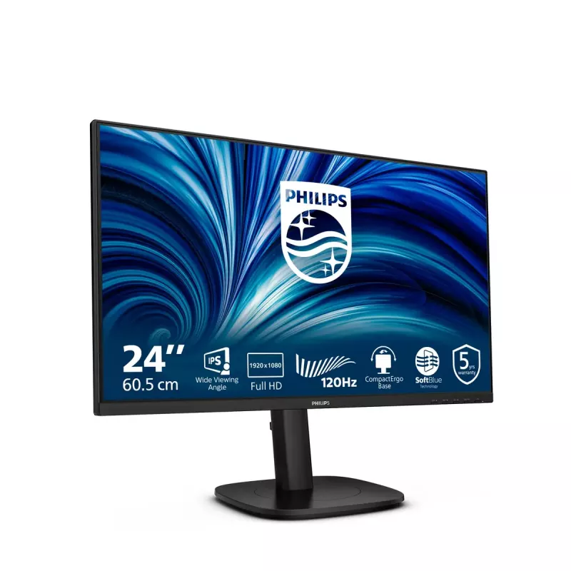 Philips 3000 series 24B2N3200J/00 Computer Monitor 60,5 cm (23,8 Zoll) 1920 x 1080 Pixel Full HD LCD Schwarz