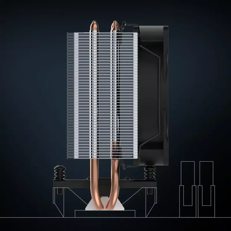 ARCTIC Freezer 8i - CO Kompakter Intel CPU-Kühler für Dauerbetrieb