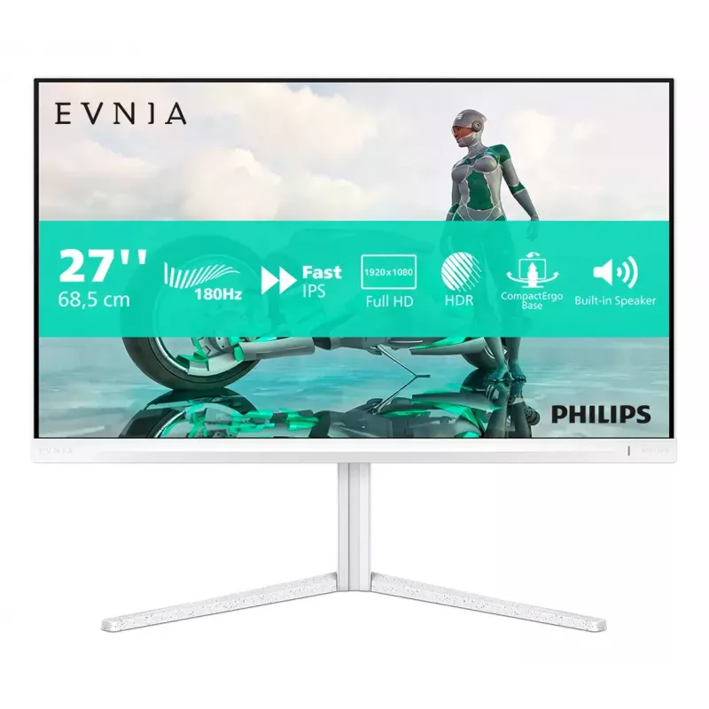 Philips Evnia 27M2N3201A/00 Computer Monitor 68,6 cm (27 Zoll) 1920 x 1080 Pixel Full HD LCD Weiß