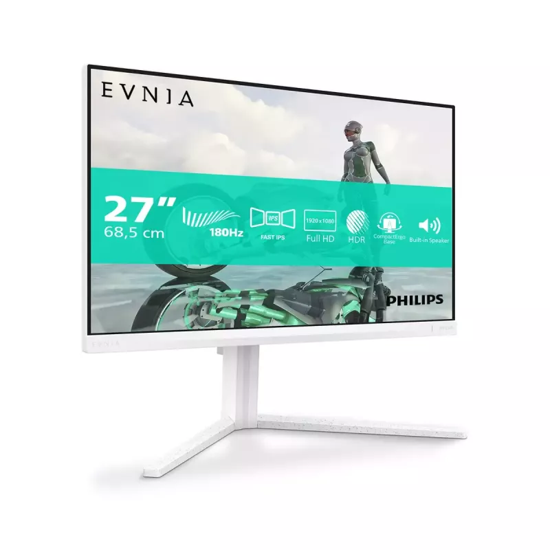 Philips Evnia 27M2N3201A/00 Computer Monitor 68,6 cm (27 Zoll) 1920 x 1080 Pixel Full HD LCD Weiß